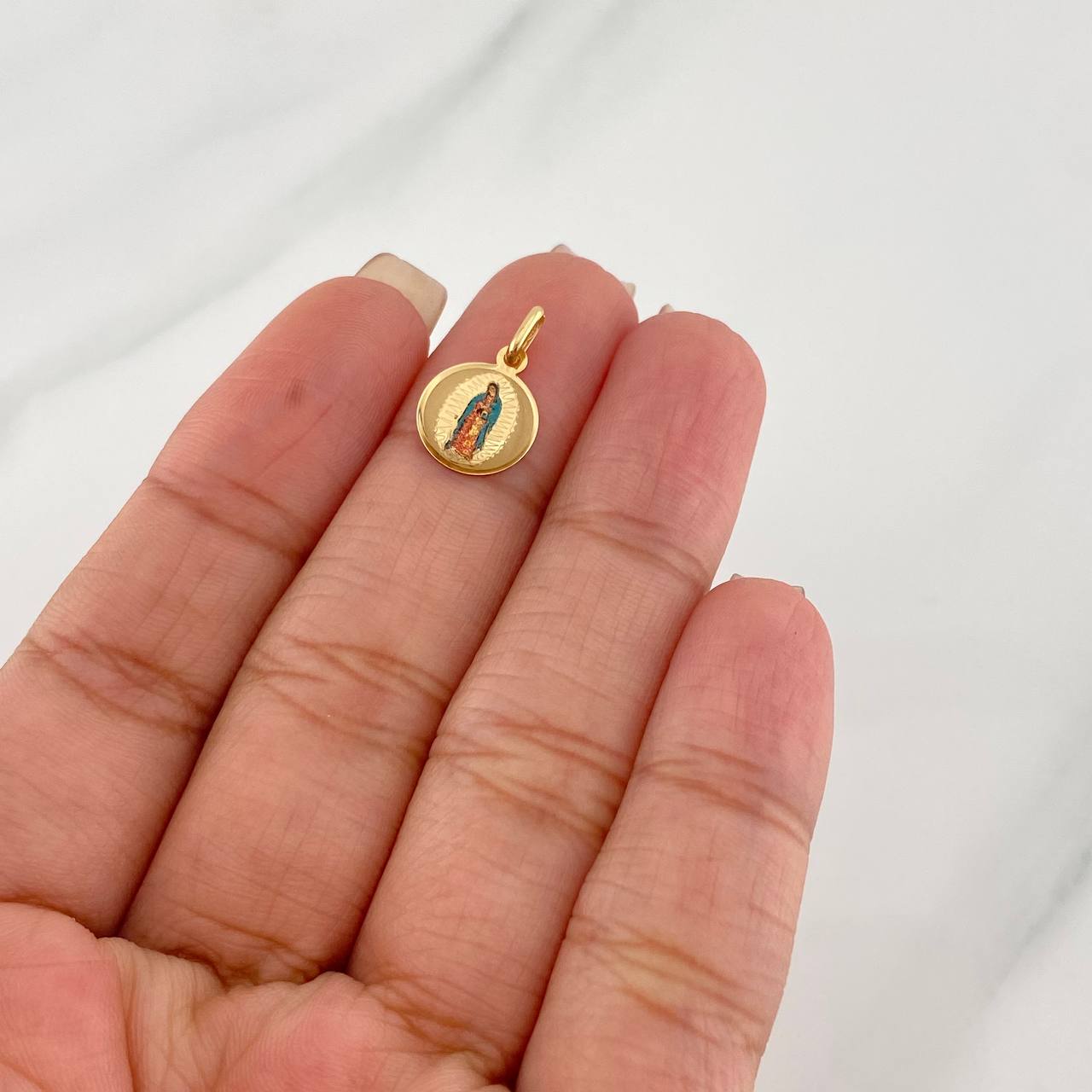 Dije Virgen Guadalupe 0.5g / 1.5cm Oro Amarillo 18K