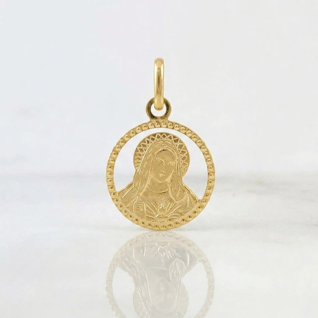 Dije Virgen Maria 0.7g / 2.2cm Oro Amarillo 18K