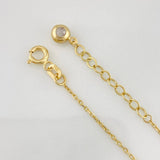 Bracelet Classic Link Circle 1.95g / 17cm - 20cm / 0.7mm Yellow Gold 18K