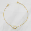 Bracelet Classic Link Circle 1.95g / 17cm - 20cm / 0.7mm Yellow Gold 18K
