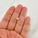 Bracelet Classic Link Dense 1.55g / 17cm - 20cm / 0.7mm Yellow Gold 18K