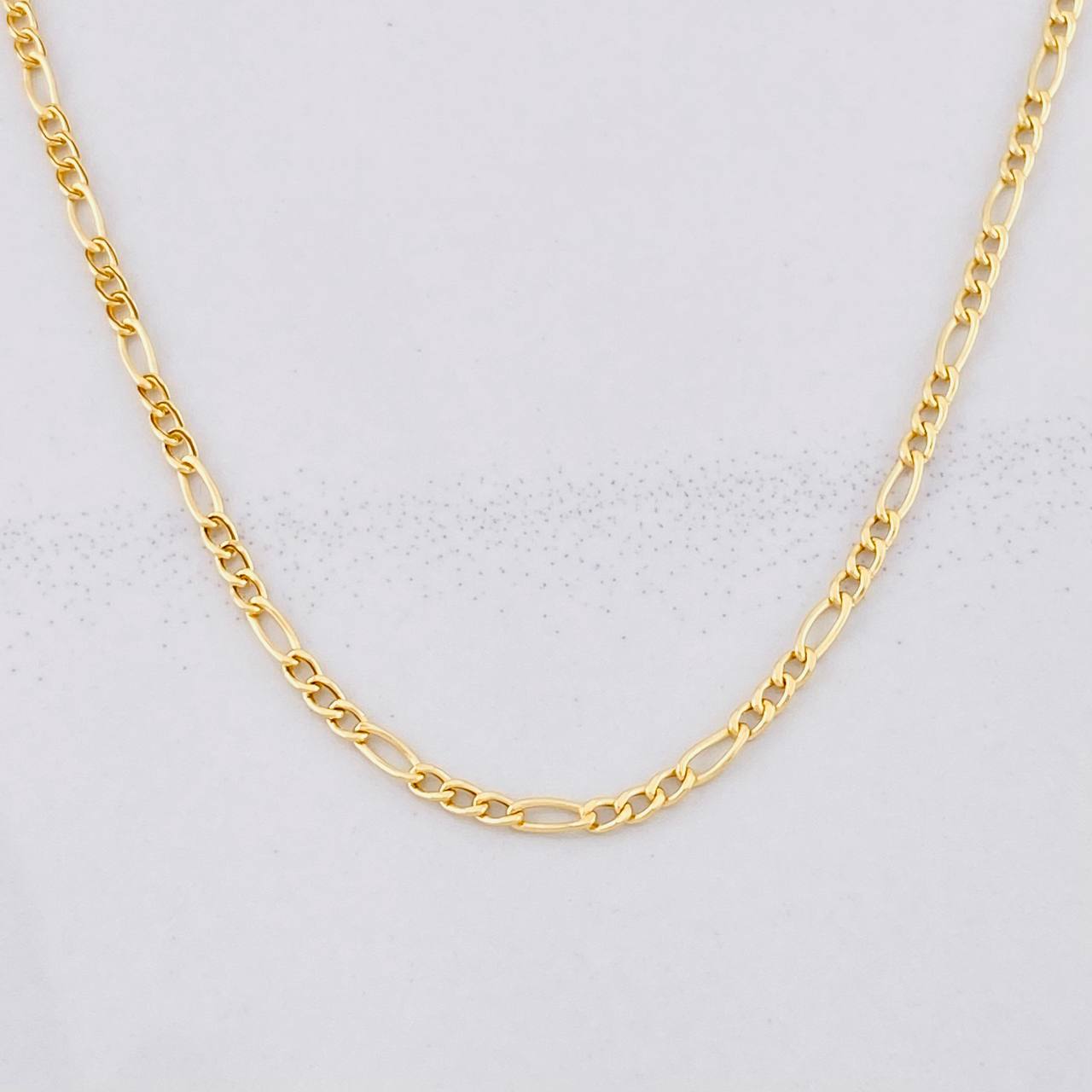 Figaro Chain 1.65g / 24 in / 1.9mm 18K Yellow Gold
