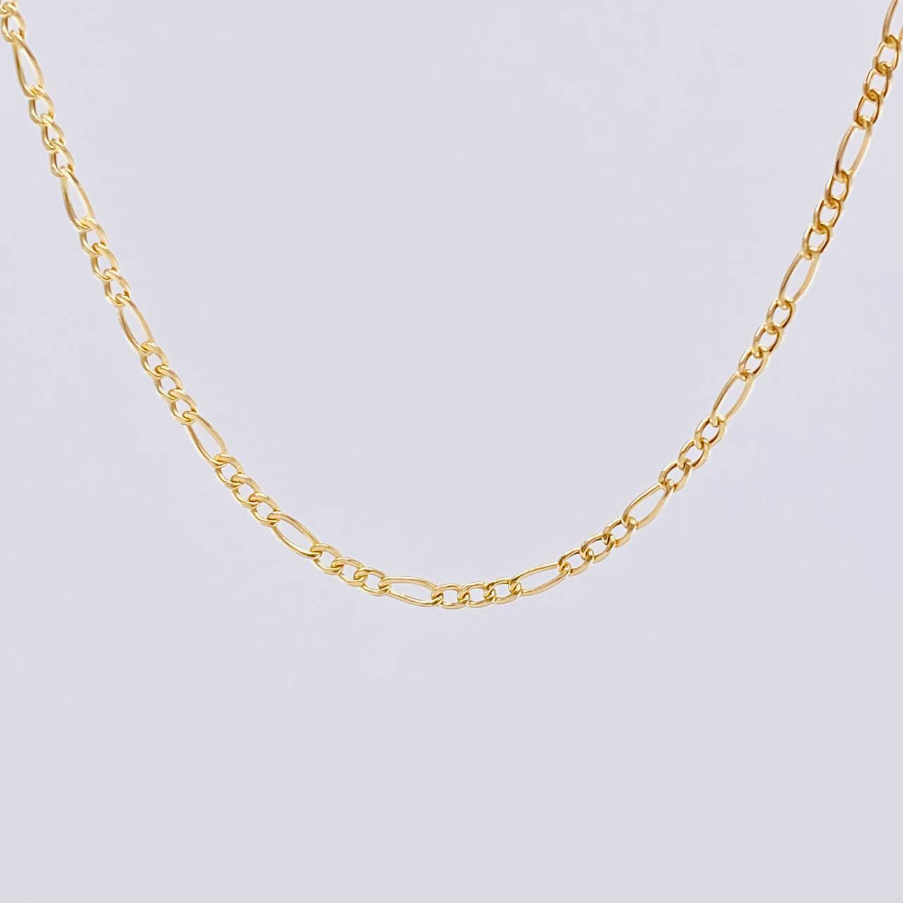 Figaro Chain 1.65g / 24 in / 1.9mm 18K Yellow Gold