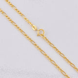 Cadena Fígaro 1.8g / 24 in / 1.9mm Oro Amarillo 18K