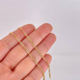 Figaro Chain 1.65g / 24 in / 1.9mm 18K Yellow Gold