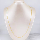 Cadena Fígaro 1.75g / 24 in / 1.9mm Oro Amarillo 18K