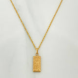 Rope Chain Set + One Dollar Pendant / 1.75gr / 23 1/2 in 18K Yellow Gold
