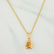 Set Rope Chain + Horse Shoe Pendant / 1.8gr / 23 1/2 in 18K Yellow Gold