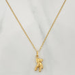 Flat Mariner Chain Set + Bear Pendant / 2.2gr / 19 3/4 in Three Golds 18K