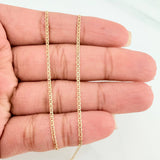 Set Flat Mariner Chain + Butterfly Pendant / 2.95gr / 19 3/4 in 18K Yellow Gold