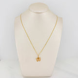 Set Flat Mariner Chain + Butterfly Pendant / 2.95gr / 19 3/4 in 18K Yellow Gold