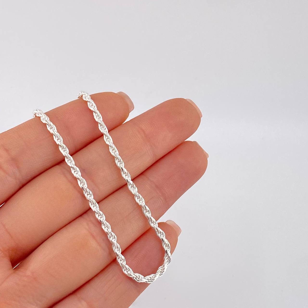 Cadena Lazo 9.5 g / 19 3/4 in / 2.4 mm Plata 925
