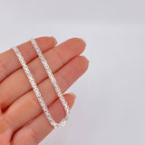 Cadena China 8.45 g / 23 1/2 in /  2,9 mm Plata 925