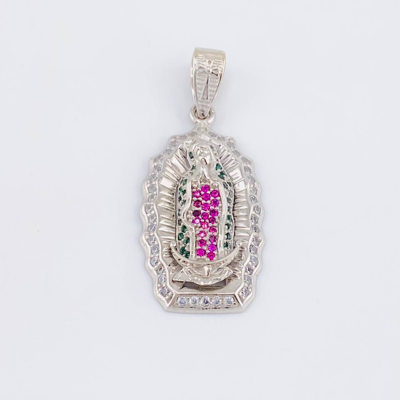 Pendant Virgin Guadalupe 5.5g / 1 1/2 in White Gold 18K