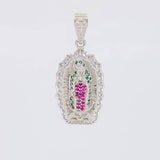 Pendant Virgin Guadalupe 5.5g / 1 1/2 in White Gold 18K
