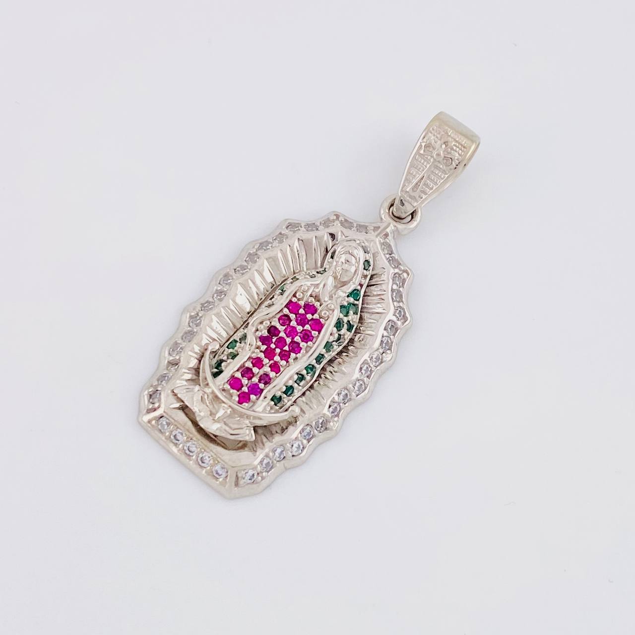 Pendant Virgin Guadalupe 5.5g / 1 1/2 in White Gold 18K