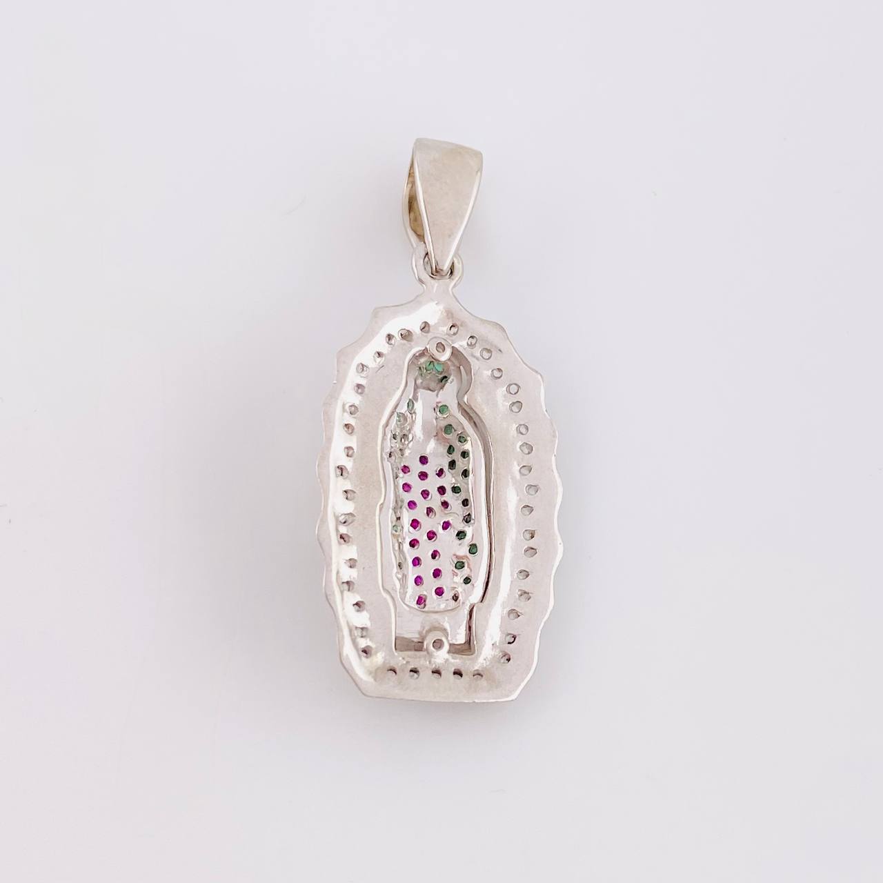 Pendant Virgin Guadalupe 5.5g / 1 1/2 in White Gold 18K