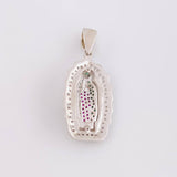 Pendant Virgin Guadalupe 5.5g / 1 1/2 in White Gold 18K