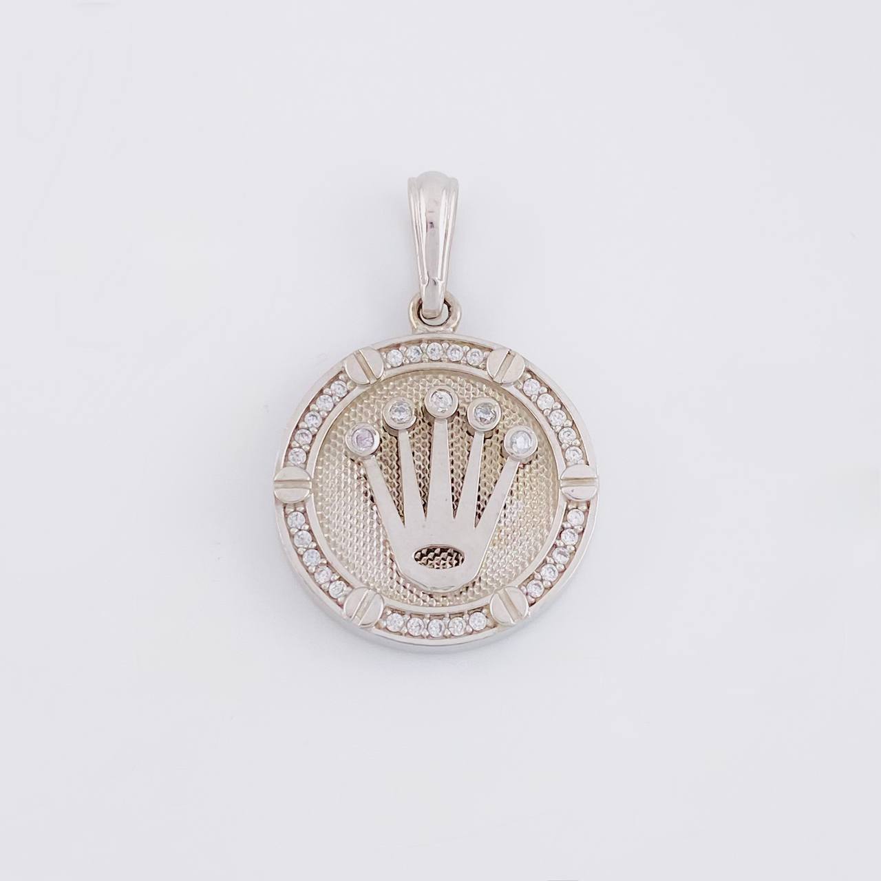 Pendant Crown 4.55g / 1 in White Gold 18K