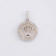 Pendant Crown 4.55g / 1 in White Gold 18K