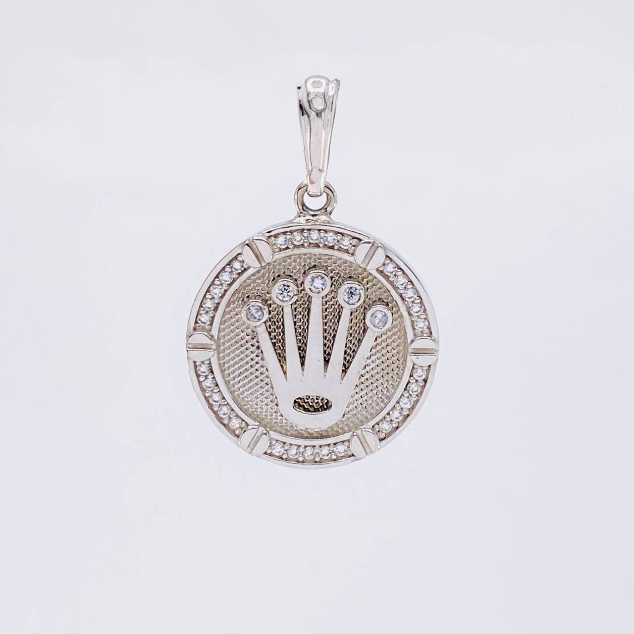 Pendant Crown 4.55g / 1 in White Gold 18K