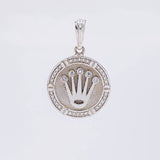 Pendant Crown 4.55g / 1 in White Gold 18K