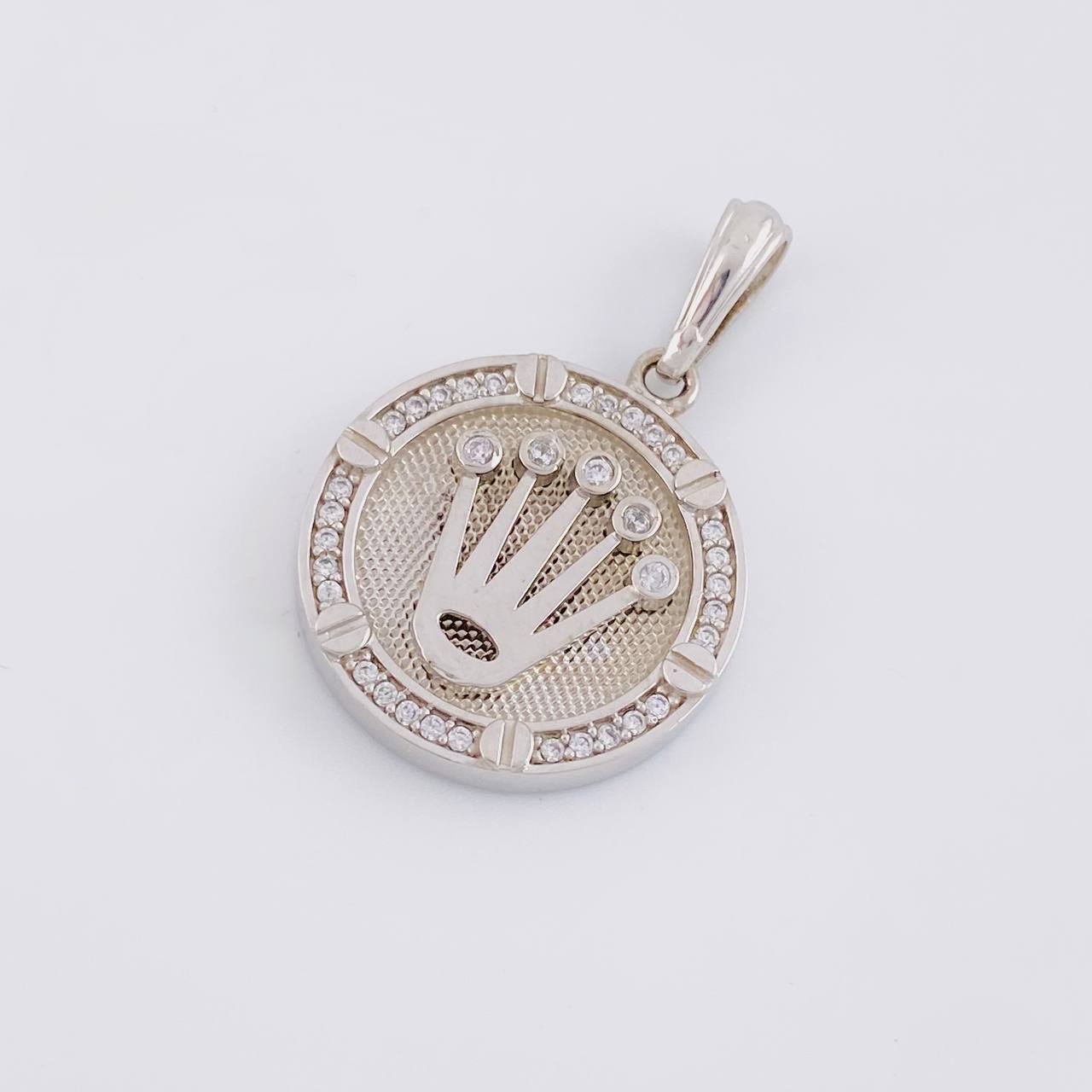Pendant Crown 4.55g / 1 in White Gold 18K