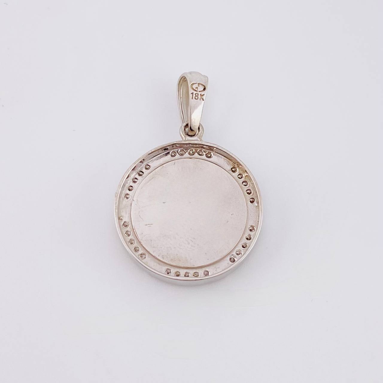 Pendant Crown 4.55g / 1 in White Gold 18K