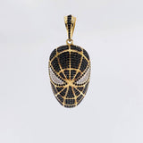 Pendant Hero in Black 9.5g / 1 3/4 in 18K Yellow Gold