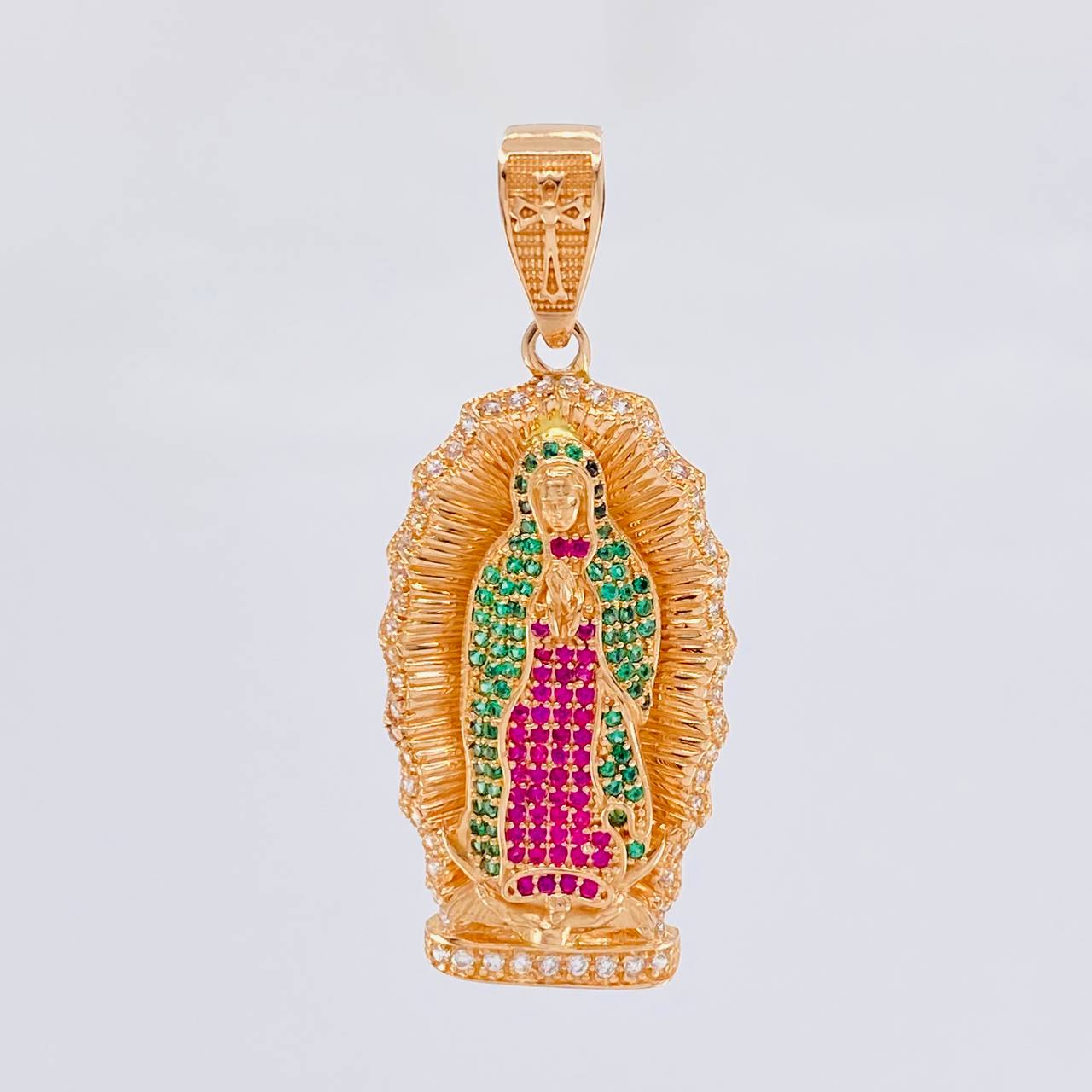 Pendant Virgin Guadalupe 10.95g / 1 3/4 in 18K Rose Gold