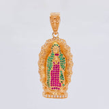 Pendant Virgin Guadalupe 10.95g / 1 3/4 in 18K Rose Gold