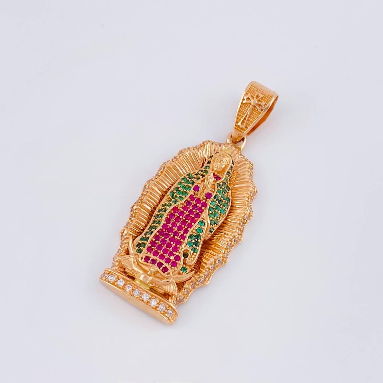 Pendant Virgin Guadalupe 10.95g / 1 3/4 in 18K Rose Gold