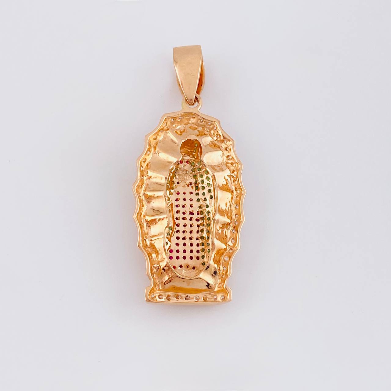 Pendant Virgin Guadalupe 10.95g / 1 3/4 in 18K Rose Gold