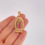 Pendant Virgin Guadalupe 10.95g / 1 3/4 in 18K Rose Gold
