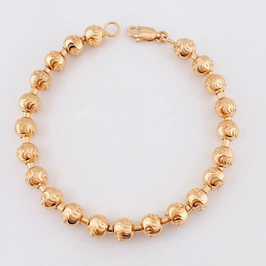 Pulso Militar Media Luna 17.25g / 8 1/4 in / 7mm Oro Rosa 18K