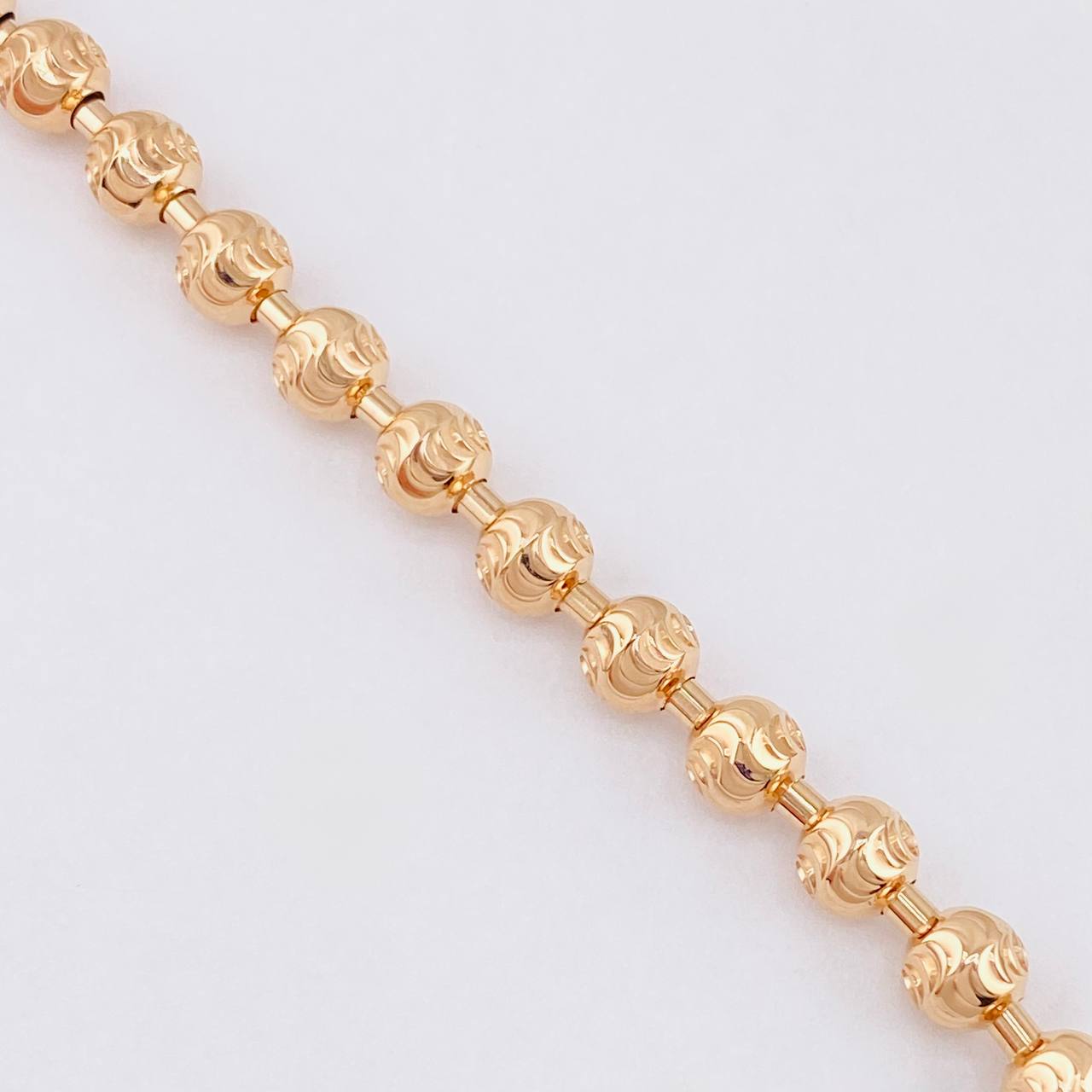 Pulso Militar Media Luna 17.25g / 8 1/4 in / 7mm Oro Rosa 18K