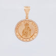 Pendant Virgen del Carmen 7.85g / 1 1/2 in Rose Gold 18K