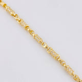 Rustic Barrel Chain 55.65g / 28 in / 4.6mm 18K Yellow Gold