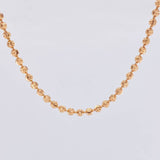 Half Moon Military Chain 13.75g / 20 in / 2.9mm 18K Rose Gold