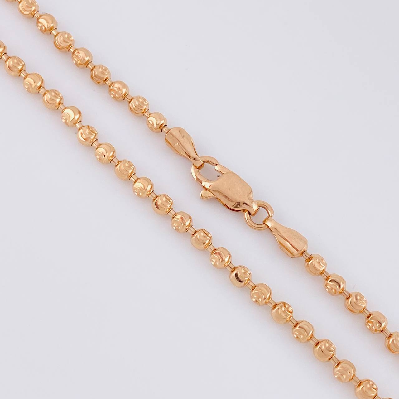 Half Moon Military Chain 13.75g / 20 in / 2.9mm 18K Rose Gold