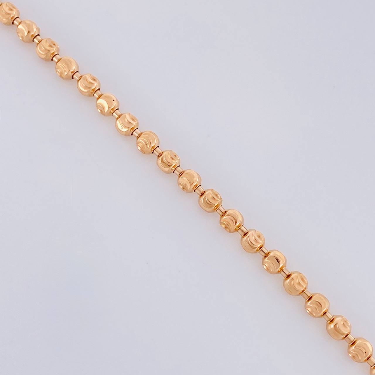 Half Moon Military Chain 13.75g / 20 in / 2.9mm 18K Rose Gold