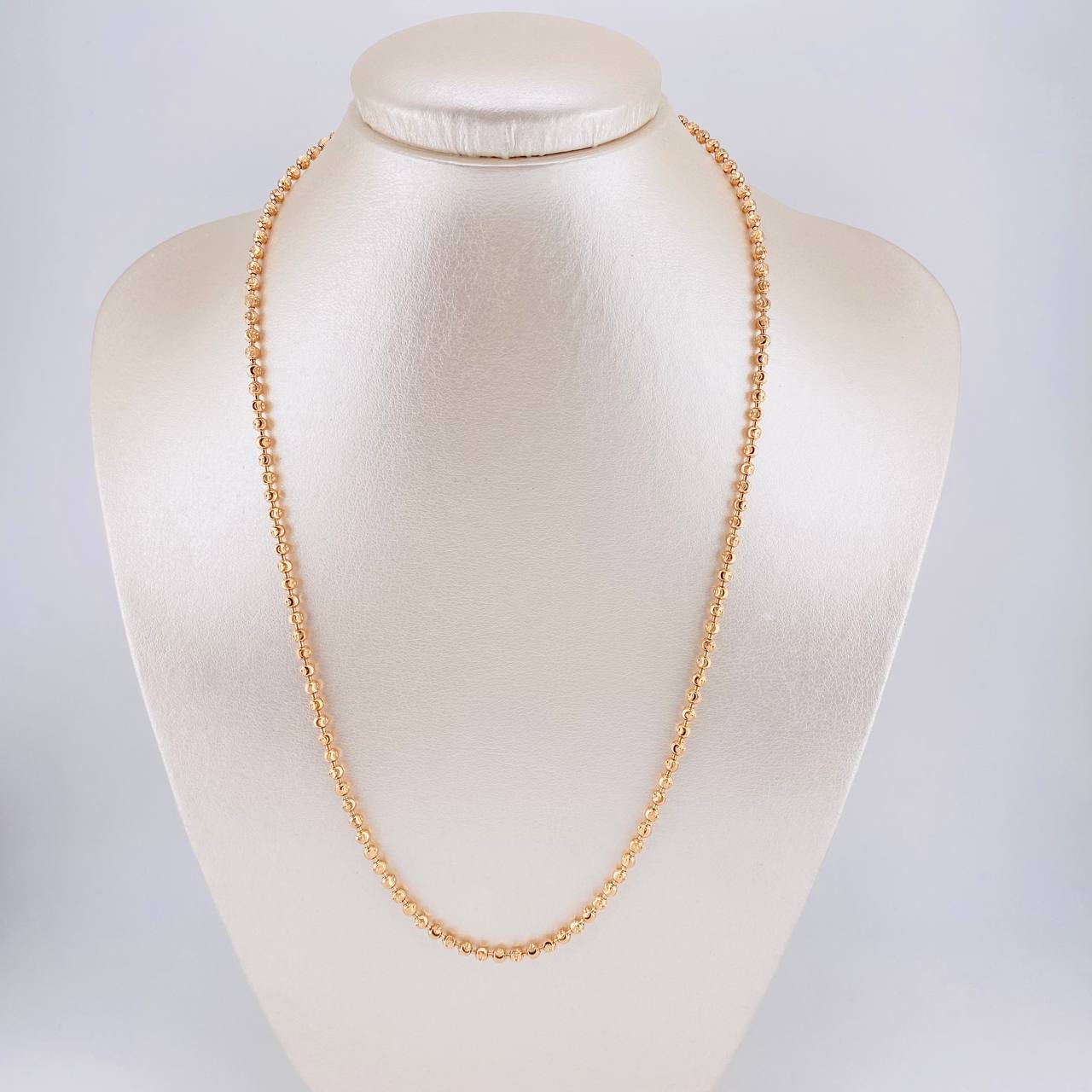 Half Moon Military Chain 13.75g / 20 in / 2.9mm 18K Rose Gold