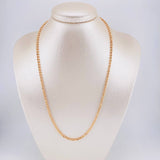 Half Moon Military Chain 13.75g / 20 in / 2.9mm 18K Rose Gold