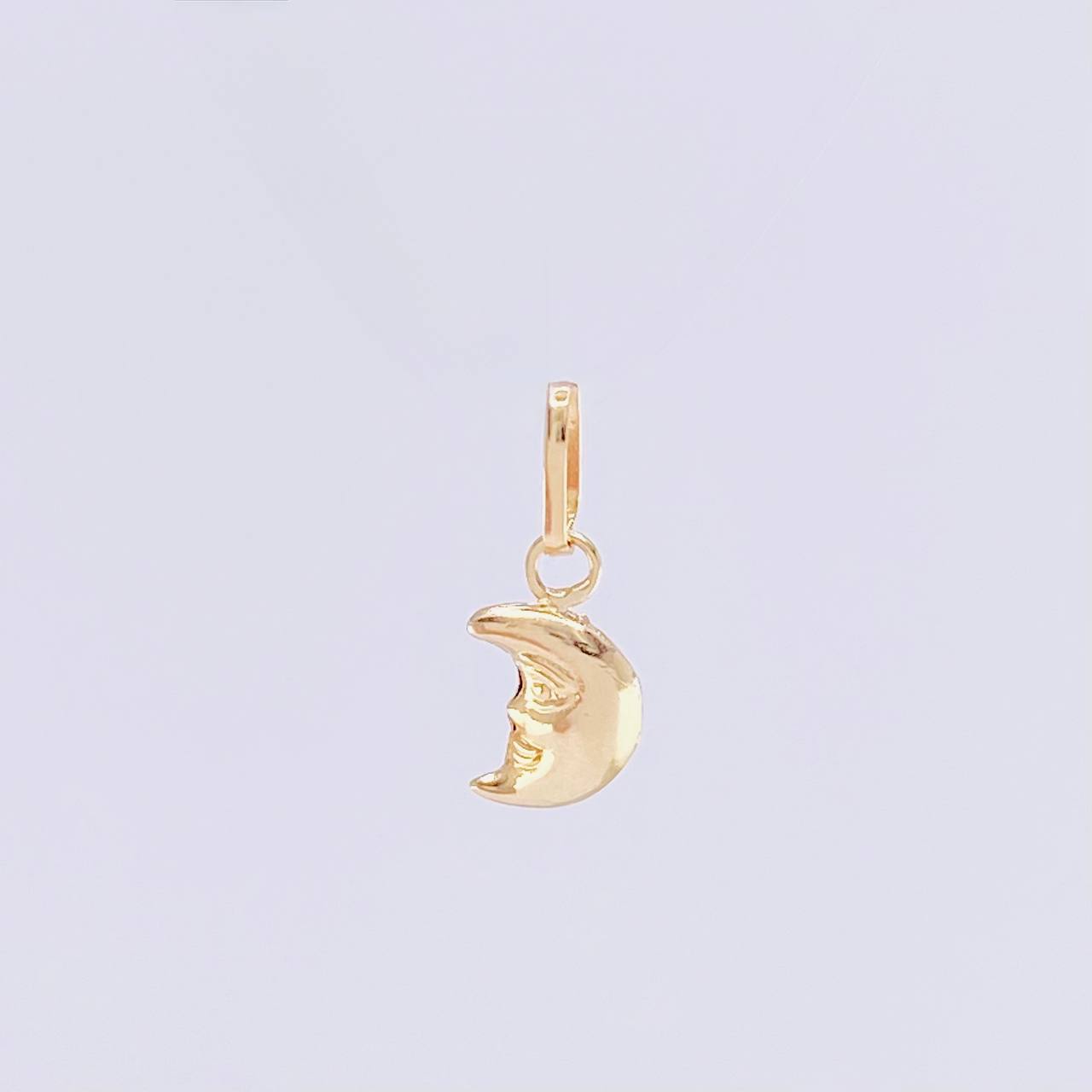 Dije Media Luna 0.2g / 1/2 in Oro Amarillo 18K