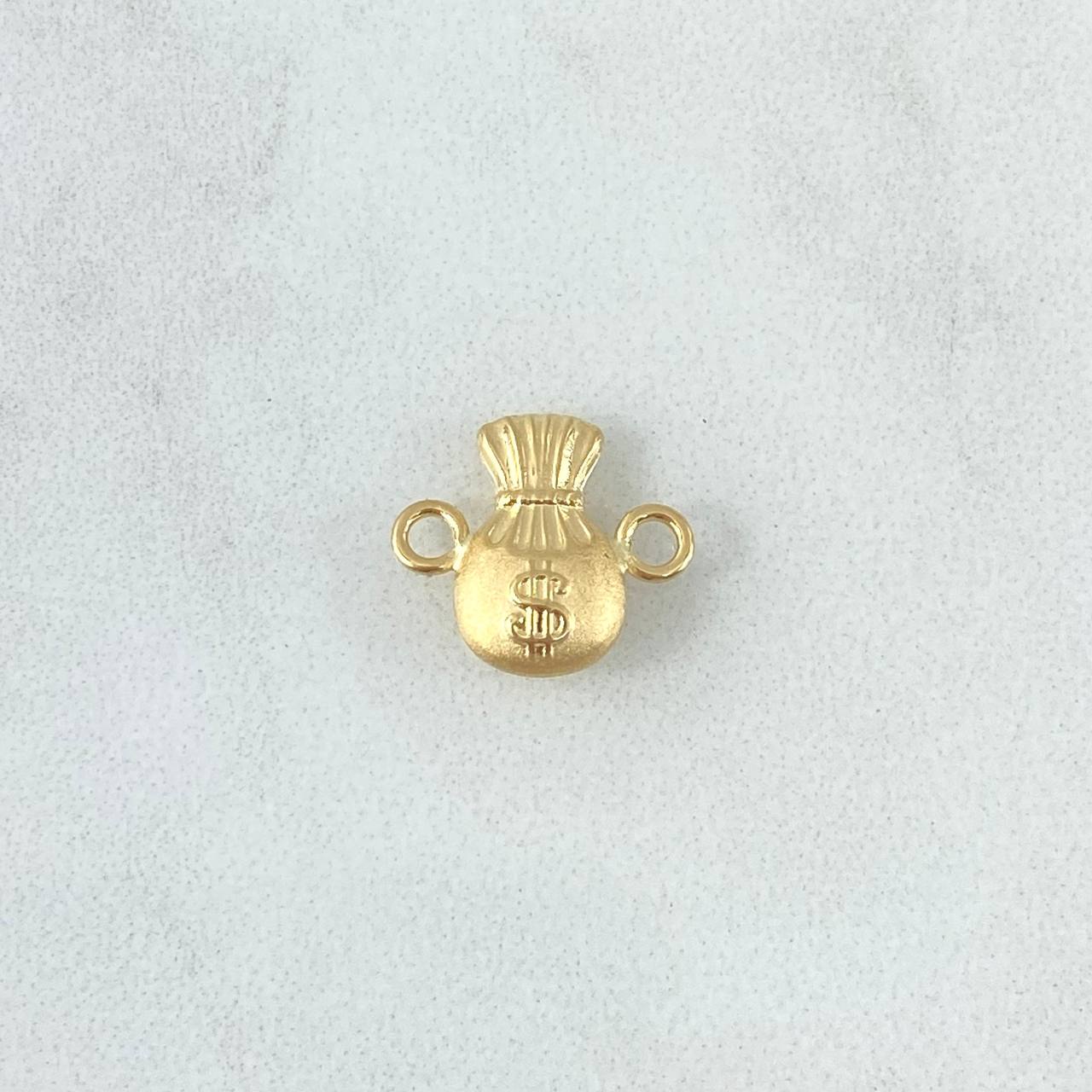 Herraje Bolsa De Dinero 0.5gr / 1.3cm / Oro Amarillo 18K