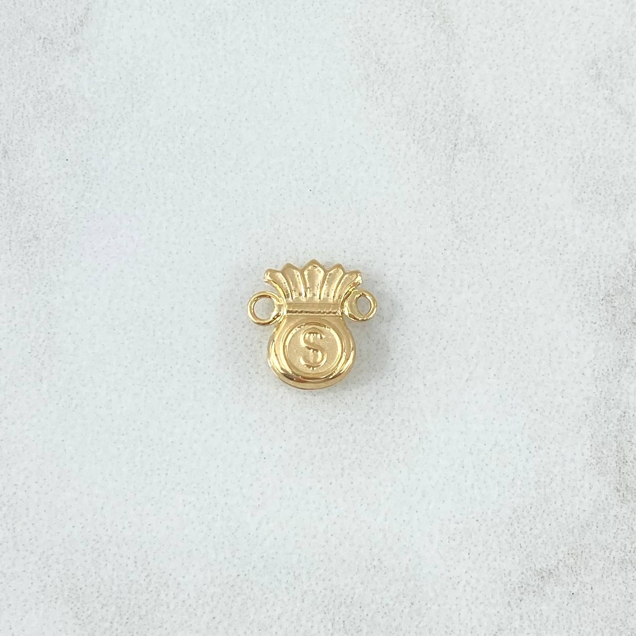 Charm Flat Money Bag 0.45gr / 1cm / 18K Yellow Gold ©