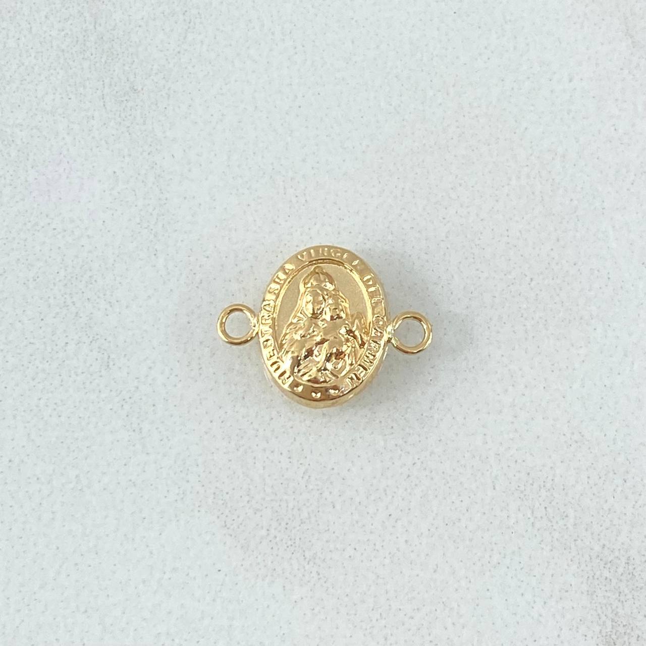 Charm Virgen Del Carmen 0.5gr / 0.6in / Die-cut 18K Gold