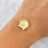 Charm Horseshoe Horse 1.05gr / 1.5cm / Stamped 18K Yellow Gold