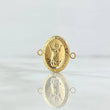 Herraje Divino Niño 1.15gr / 2cm / Ovalo Troquelado Oro Amarillo 18K