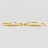 Hoop Earrings Miku 2.7g / 1 1/2 in 18K Yellow Gold